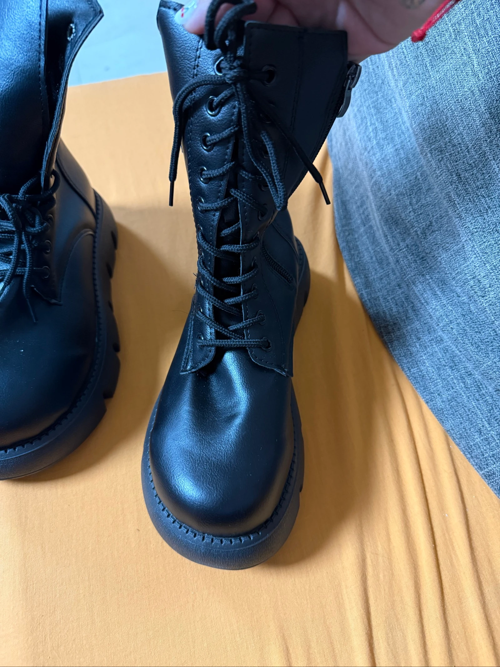 Bota estilo militar calentitas por dentro  – photo 9